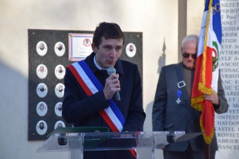 Cérémonie d'hommage aux Morts pour la France Beaucaire Julien Sanchez 2