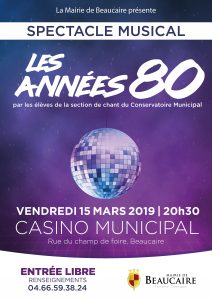 Affiche les années 80