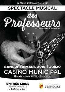 Spectacle musicale des professeurs